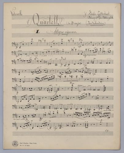 Quartett : [no.] 68 - Parts: Violoncello,