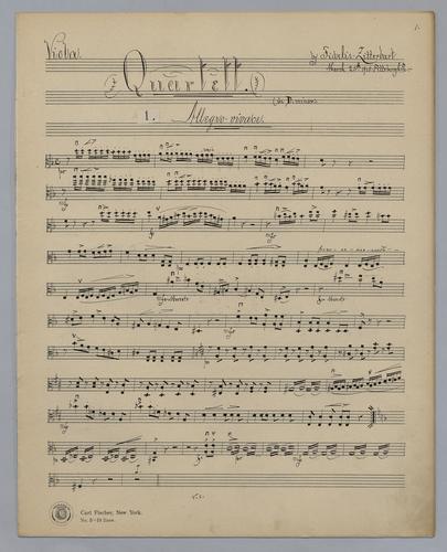 Quartett : [no.] 73 - Parts: Viola,