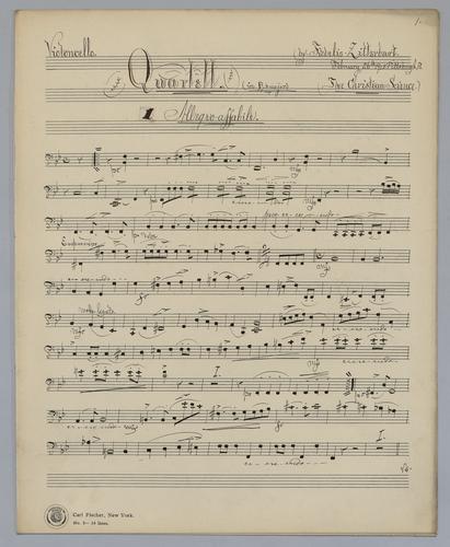 Quartett : [no.] 70 - Parts: Violoncello,