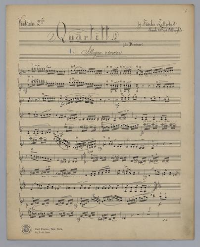 Quartett : [no.] 73 - Parts: Violino 2,