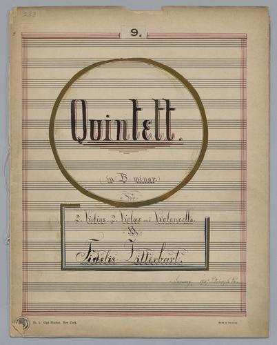 Quintett : [no.] 9 - Parts: Violin 1,
