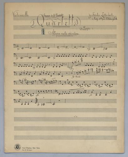Quartett : [no.] 88 - Parts: Violoncello,