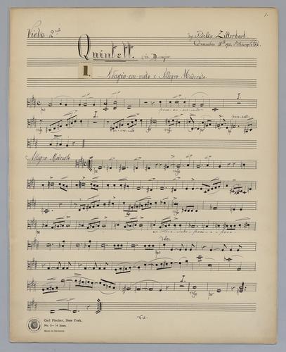 Quintett : [no.] 12 - Parts: Viola 2,