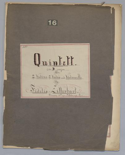 Quintett : [no.] 16 - Parts: Violin 1,