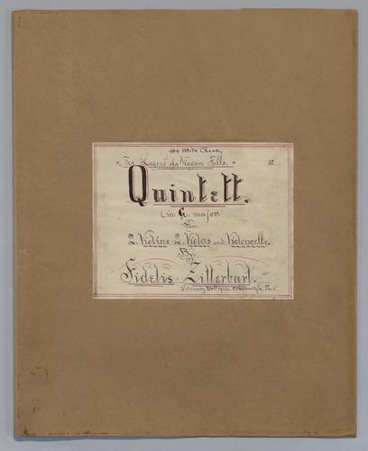 Quintett : [no.] 17 - Score,