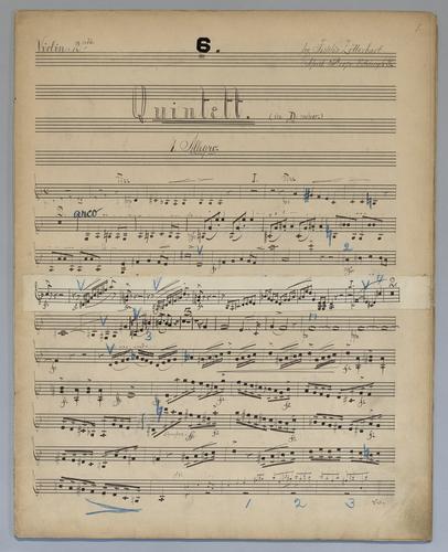 Quintett : [no.] 6 - Parts: Violin 2,