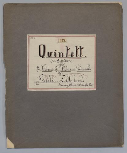 Quintett : [no.] 15 - Parts: Violin 1,