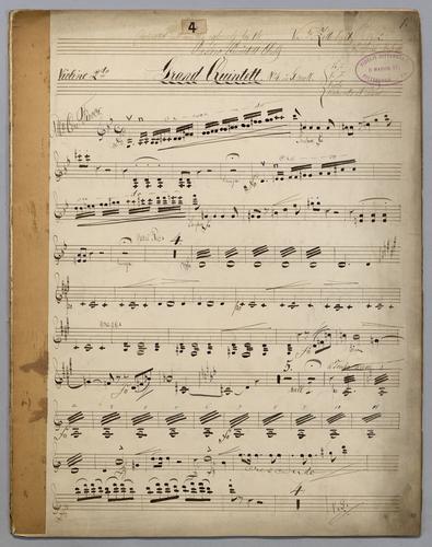 Quintett : [no.] 4 - Parts: Violin 2,