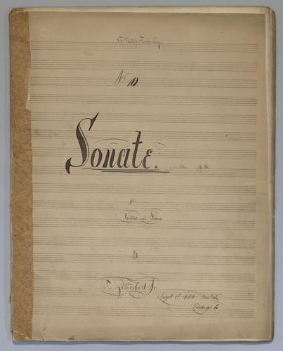 Sonate in F Dur - Score,
