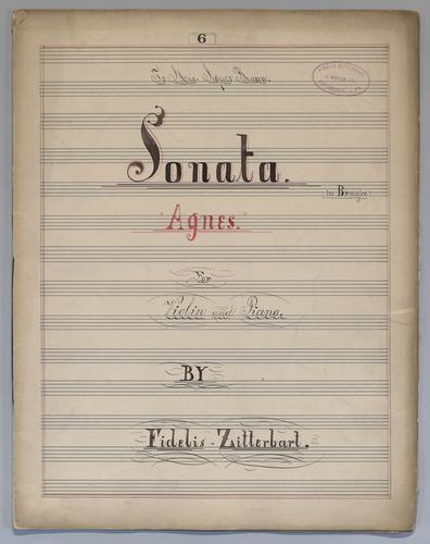 Sonata : [no.] 6 - Score