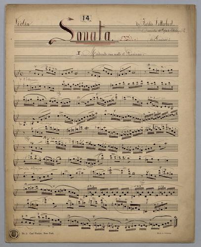 Sonata No. 14 - Parts: Violin,