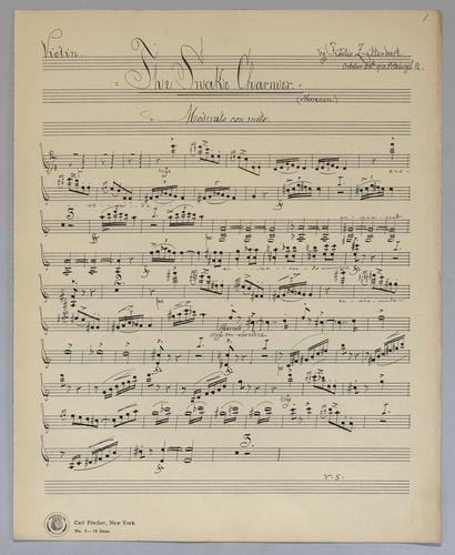 The Snake Charmer - Parts: Violin,