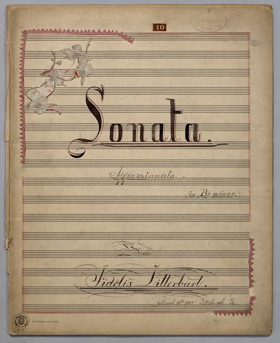 Sonata : no.] 10 - Score,