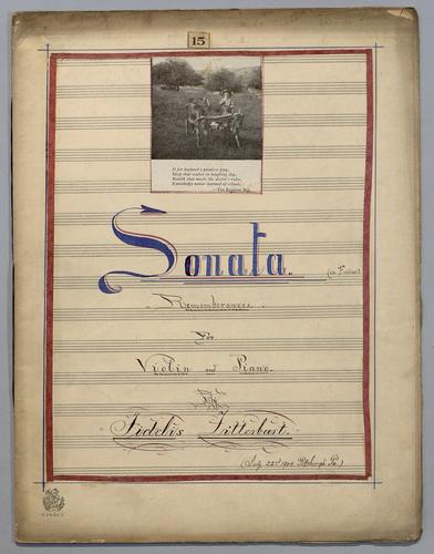 Sonata : [no.] 15 - Score,