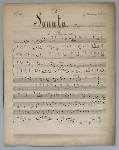 Sonate : [no.] 2 - Violin,