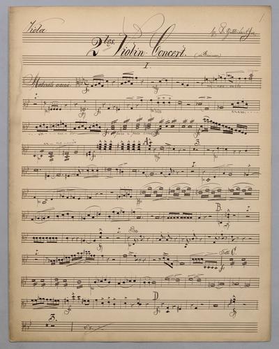 2tes Violin-Concerto - Parts: Viola,