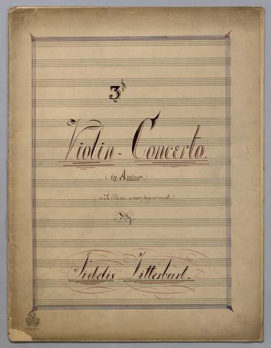 3d Violin Concerto - Score,