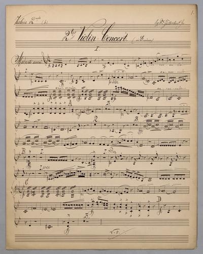2tes Violin-Concerto - Parts: Violine 2b,