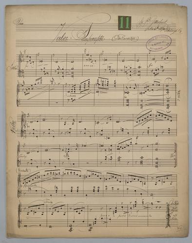 Valse Impromptu [for] Piano : The Excentric : [no.] 11,