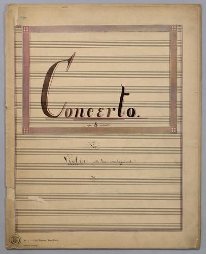 Concerto in G Minor - Score