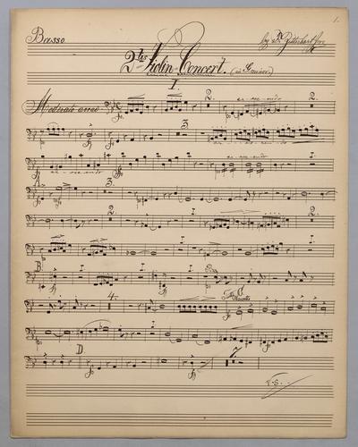 2tes Violin-Concerto - Parts: Basso,