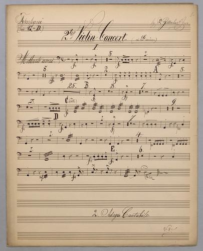 2tes Violin-Concerto - Parts: Timpani,