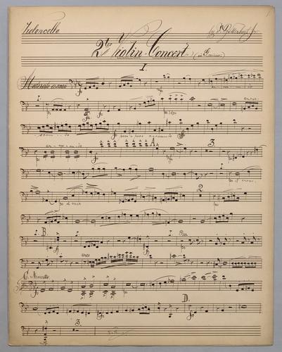 2tes Violin-Concerto - Parts: Violoncello,