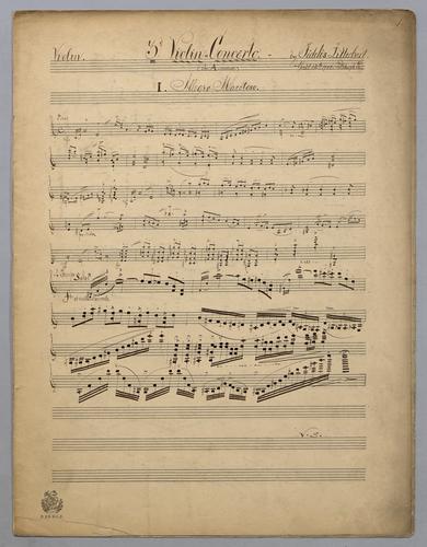 3d Violin Concerto - Parts: Solo Violin,
