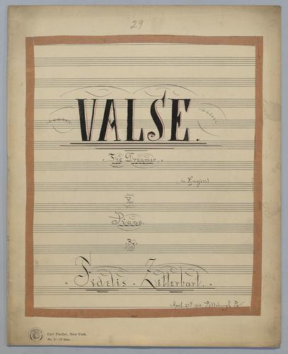 Valse : [no.] 29 : The Dreamer : in F Major : for Piano,