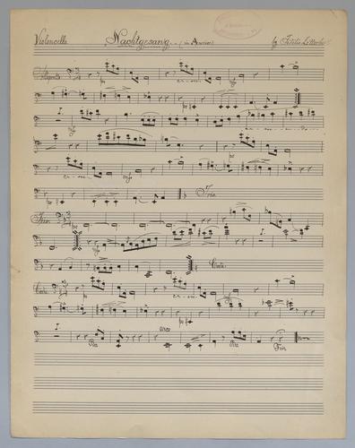 Nachtgesang : [no.] 5 - Parts: Violoncello