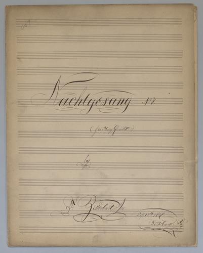 Nachtgesang : No. 8 - Score,