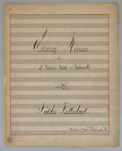 Evening Reverie - Parts: Violin 1,