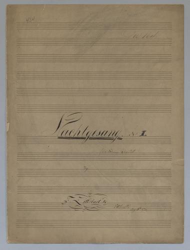 Nachtgesang : No. 1 - Parts: Violine 1,