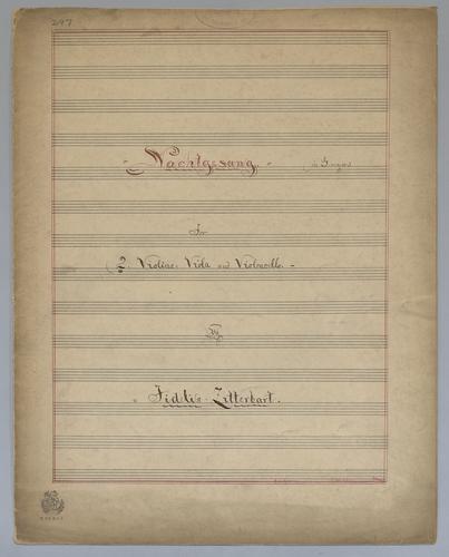Nachtgesang - Parts: Violin 1,