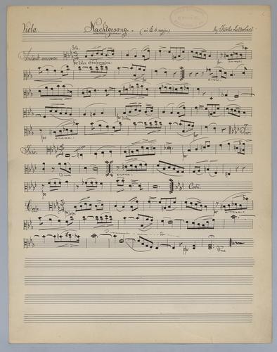 Nachtgesang in Eb Major - Parts: Viola