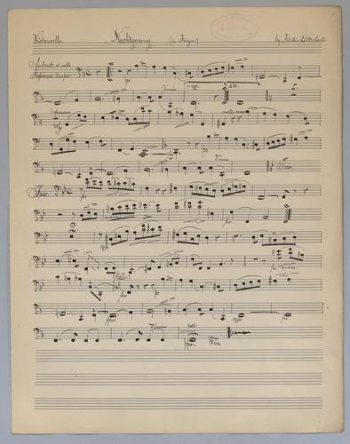 Nachtgesang : [no.] 1 - Parts: Violoncello