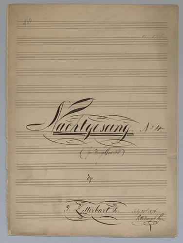 Nachtgesang : No. 4 - Parts: Violine 1,