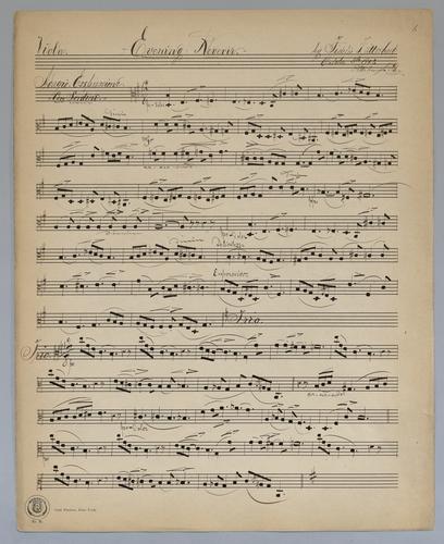 Evening Reverie - Parts: Viola,
