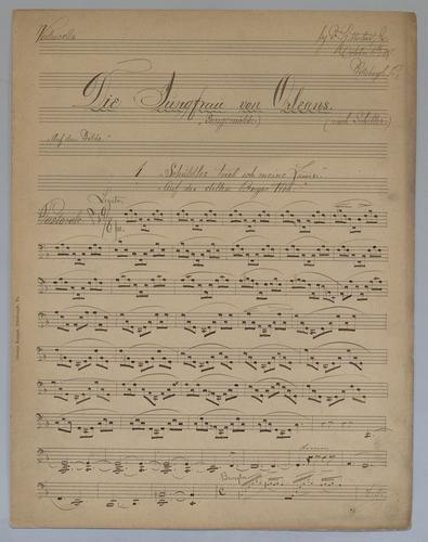 Die Jungfrau von Orleans - Parts: Violoncello,