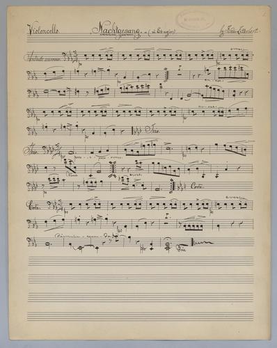 Nachtgesang in Eb Major - Parts: Violoncello