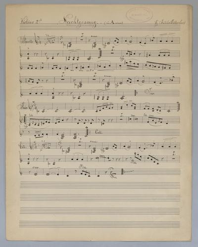 Nachtgesang : [no.] 5 - Parts: Violino 2