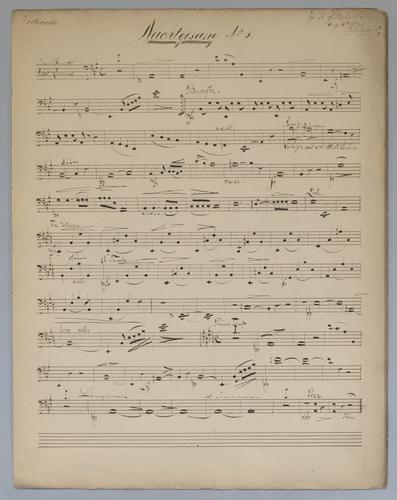 Nachtgesang : No. 6 - Parts: Violoncello,