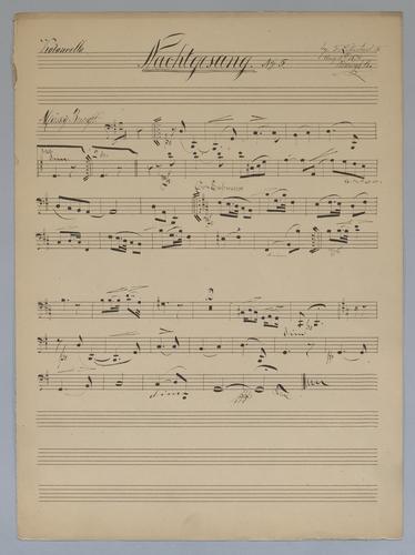 Nachtgesang : No. 1 - Parts: Violoncello,