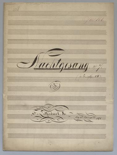Nachtgesang : No. 7 - Parts: Violine 1,
