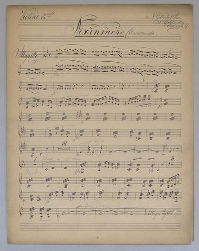 Nixenrache - Parts: Violin 2,