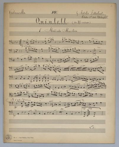 Quintett : [no.] 10 - Parts: Violoncello,