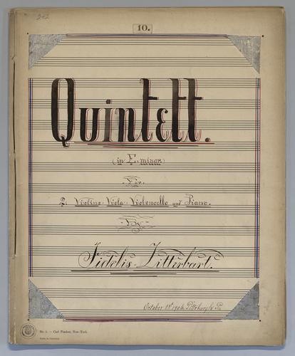 Quintett : [no.] 10 - Score,
