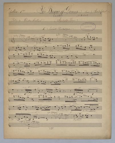 The Barque of Dreams - Parts: Violin 1,