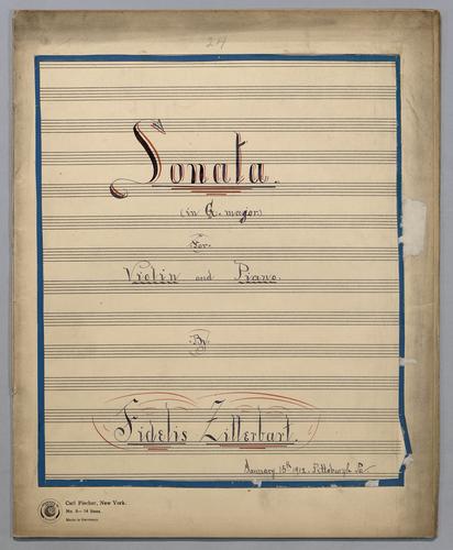 Sonata : [no.] 24 - Score,