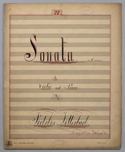 Sonata : [no.] 27 - Score,